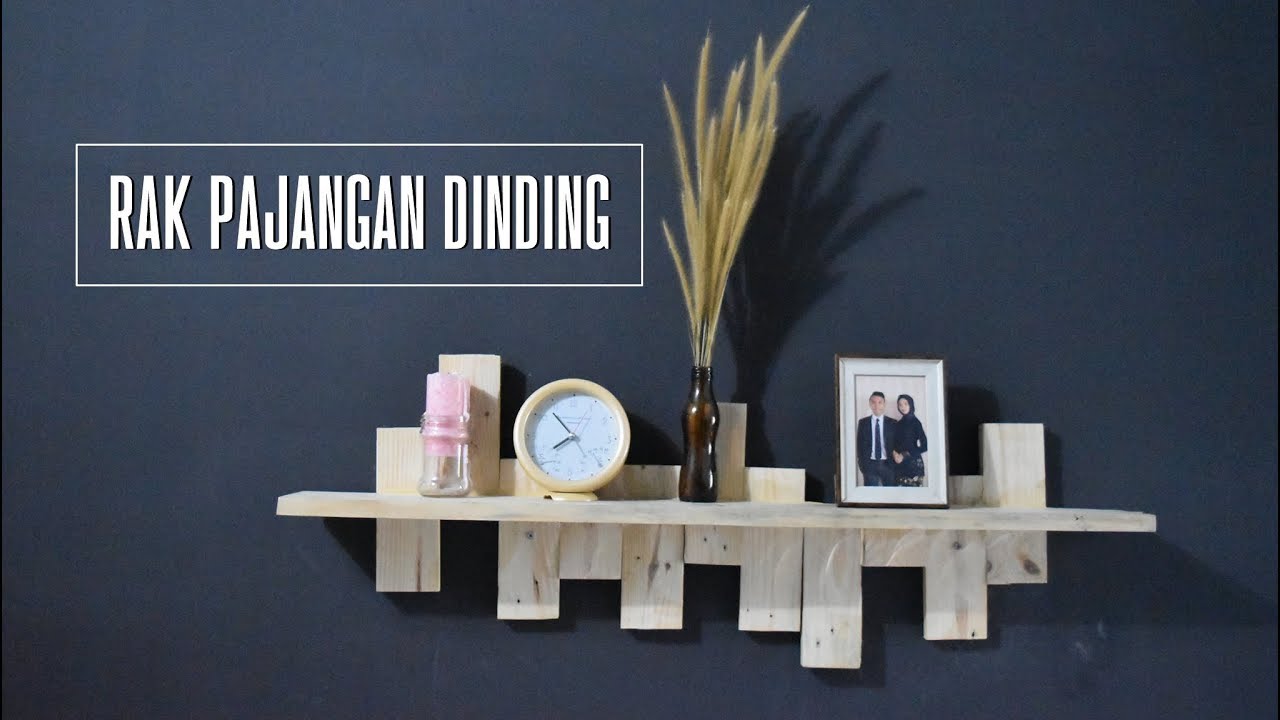 DIY Rak Pajangan  Dinding  unik dari kayu  palet  YouTube