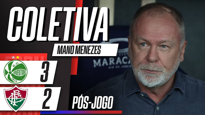 JUVENTUDE 3X2 FLUMINENSE | Mano Menezes fala AO VIVO em coletiva!