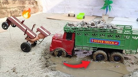 diy tractor stuck in mud science project part 3 Il @hacks point || @Top mini gear || anshdeep ||