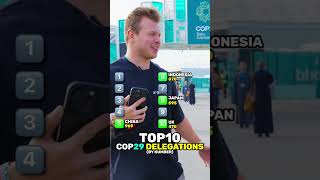 Top 10 Country Delegations at COP29 🌍