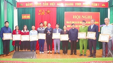 Đảng ủy xã Đức Giang tổng kết xây dựng Đảng và thực hiện nhiệm vụ chính trị năm 2022