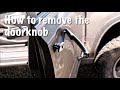 X-TRAIL T31/Have you ever removed the doorknobs so far?/ドアノブの外し方を知りたいの？