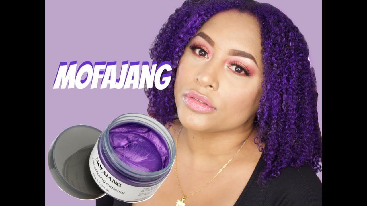 Cabello De Color Sin Decolorar Mofajang Hair Coloring Wax Primera Impresión YouTube