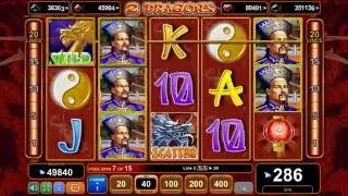 2 DRAGONS +BIG WIN!!! +FREE SPINS! online free slot SLOTSCOCKTAIL egt screenshot 4