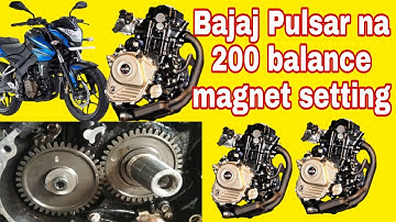 Bajaj Pulsar Ns 200 balencer magnet taiming setting