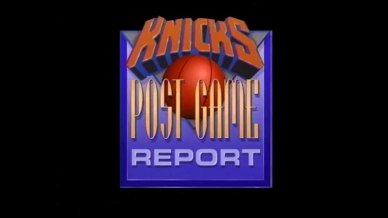 Madison Square Garden Network Msg Network 1995 Knicks Postgame