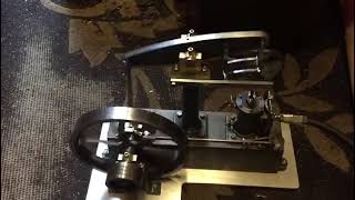 Stuart Turner Live Steam Beam engine tested on air.