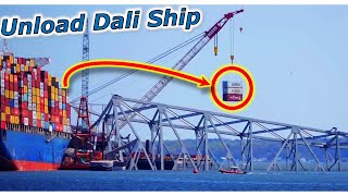 Channel Clearing, Unload MV Dali Ship | Baltimore Bridge Collapse by jeffostroff 968,966 views 1 month ago 14 minutes, 16 seconds