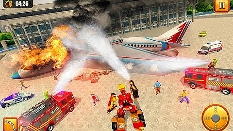 Firefighter Robot Transform Truck: Rescue Hero (by Frenzy Games Studio) - Android Gameplay FHD