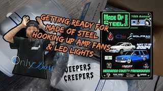 Made of steel 2024' installing amps fans and LEDs for my wall #jeeperscreepers