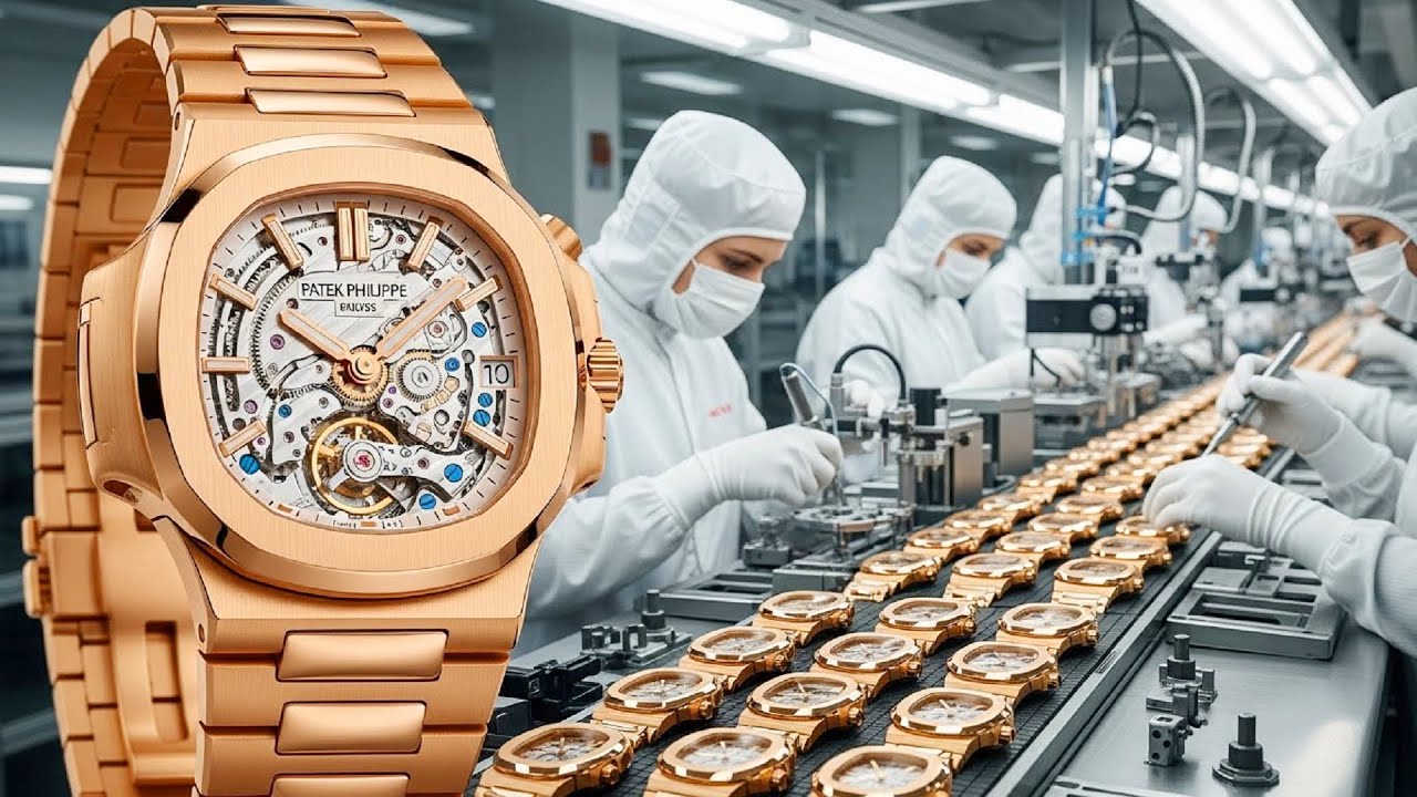 Inside the Manufacturing Process of the $200,000 Solid Gold Patek Philippe Nautilus 7010R