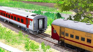 LHB Coupling UTKRISHT Coach | BUMPY RAILROAD | Train Simulator | Railworks 3 | NTG GAMING