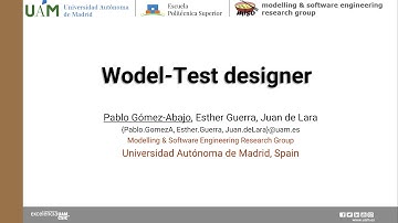 Wodel-Test designer: Tool demo