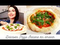 Auténtica Pizza Italiana ¡¡MASA DE PIZZA SIN AMASAR!! 🍕La más fácil y deliciosa Pizza Napolitana 😋