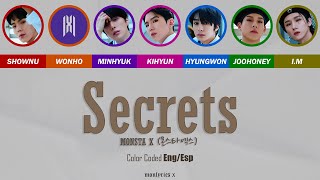 MONSTA X (몬스타엑스) - Secrets (Color Coded Eng/Esp Lyrics)