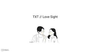 TXT - Love Sight (Doom at your service OST Pt.2)  // Lirik Sub Indo