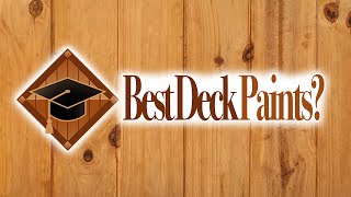 Best Deck Paints