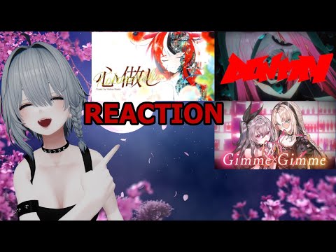 Reacting to Mori Calliope x ASSC & HAKOS BAELZ & NIKO x RIONA Vtuber Music!