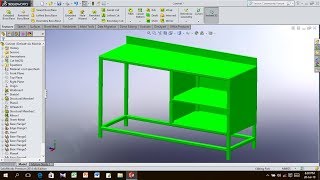 Solidworks Tutorial # Steel Structure Table Design