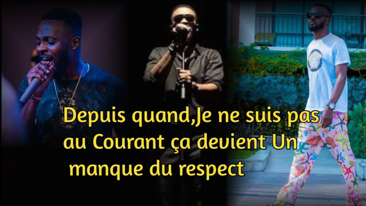 Heritier Wata Fally Ipupa Depuis Quand Je Ne Suis Pas Au Courant Devient Un Manque Du Respect Video Teles Relay