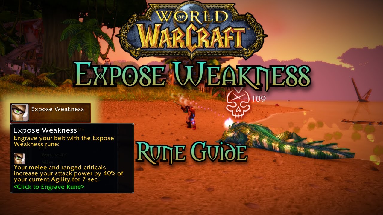 World of Warcraft - Expose Weakness Rune Guide [SoD]