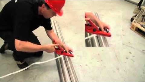 Cách đai ống thép bằng dây đai nhựa composite strap Hà Nội 0977.134.989