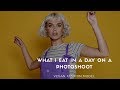 WHAT I EAT IN A DAY AS A VEGAN FASHION MODEL on a photoshoot #3