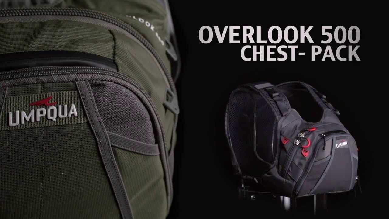 Umpqua Overlook 500 Fly Fishing Chest Pack Product Overview 