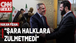 Hakan Fidan, Şam Yönetimini İşaret Etti Suriyede Çok Mesafe Katedildi
