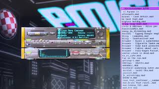 Of Knitted Birds and Modfiles Playing On PiMiga 5 on an IBM ThinkCentre MiniPC 