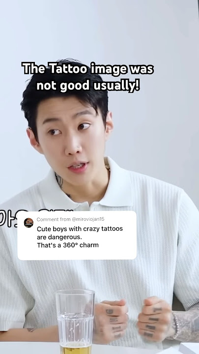 With Tattoos but Cute! 🥰 #jaypark #mommae #박재범