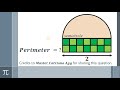 GEOMETRY CHALLENGE: PERIMETER OF THE BURGER (I mean the FIGURE)