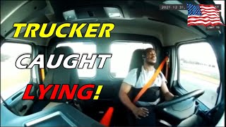 Truck Driver Falls Asleep At The Wheel! - American Truck Driver Compilation
