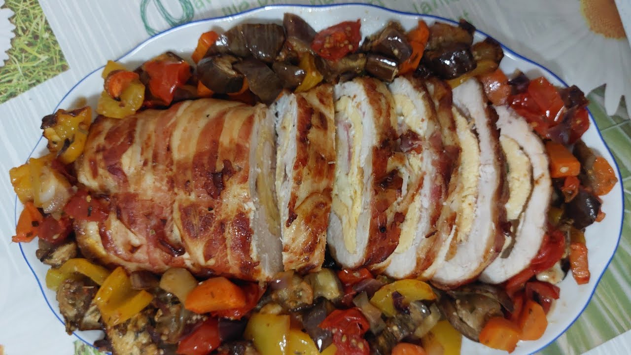 Chicken Rotolo ПРАЗДНИЧНЫЙ РУЛЕТ ИЗ КУРИЦЫ / ROTOLO DI POLLO PER LE FESTE - YouTube
