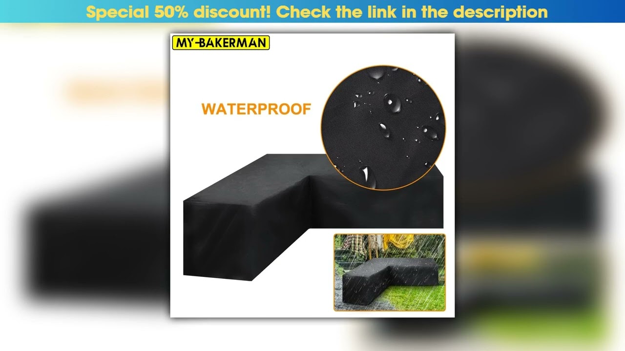 Best Garden L Shape Furniture Cover All Purpose Covers Garden Furniture Set Smart Upgrade