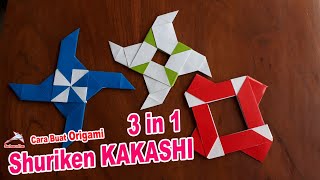 Origami Shuriken | How To Make Origami Shuriken Kakashi