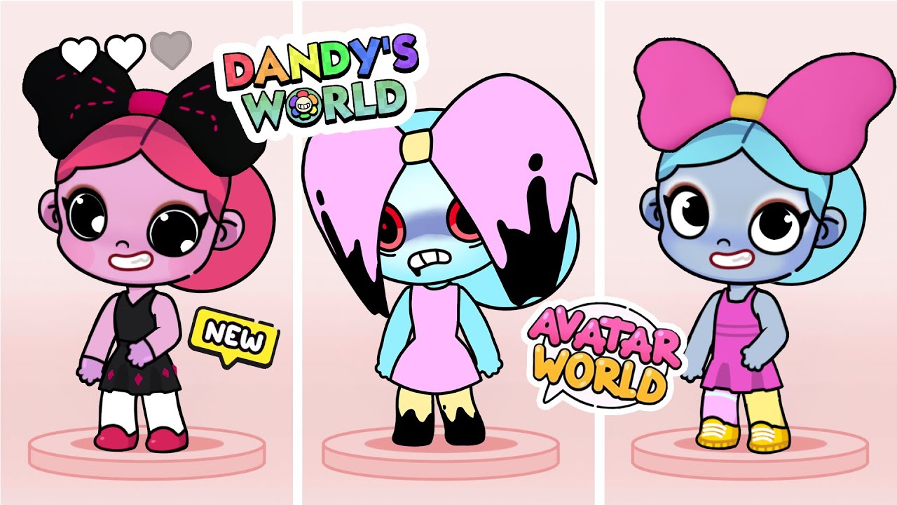 EASY! HOW TO CREATE NEW POPPY FROM DANDY’S WORLD IN AVATAR WORLD 🌍 PAZU ...