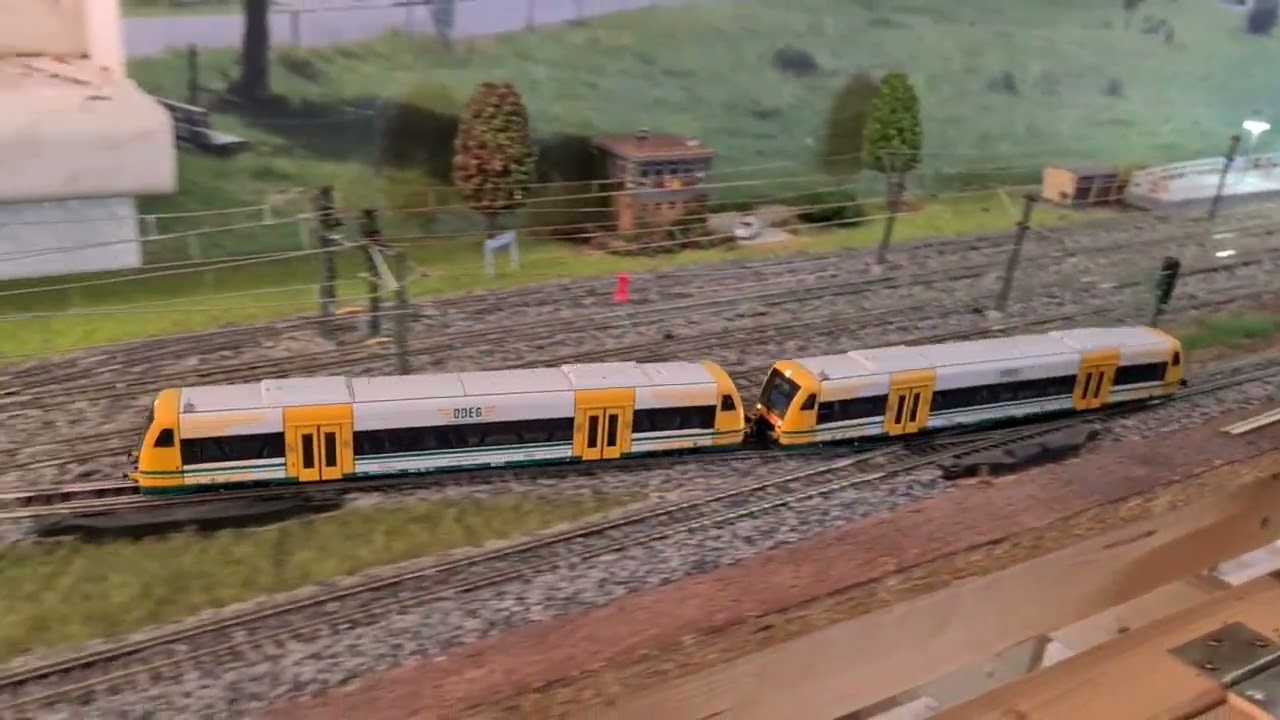 endlich wieder Fahrbetrieb auf meiner TT Anlagen Baustelle