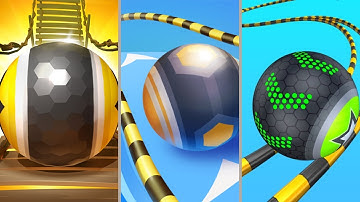 🏀Rolling ball sky escape vs going ball vs action ball android IOS gameplay