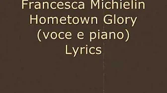 Hometown glory cover di Francesca Michelin Hometown glory cover di Francesca Michelin