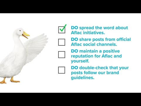 Aflac Brand Guidelines: Social