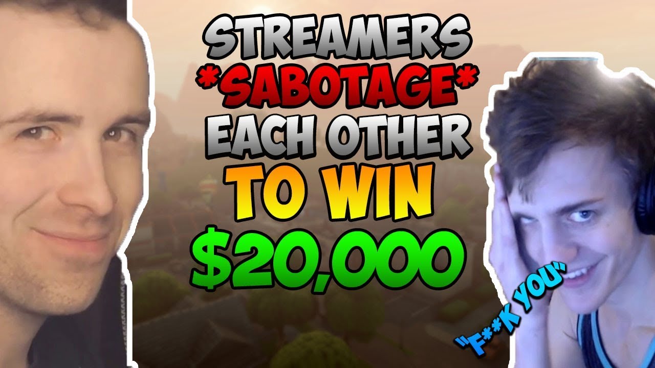 Streamers SABOTAGE Each Other For $20,000 (Ninja, DrLupo, SypherPK, Faze Cloak)