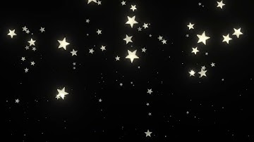 Premium Golden Stars ✨ Minimal Black Background (4K)