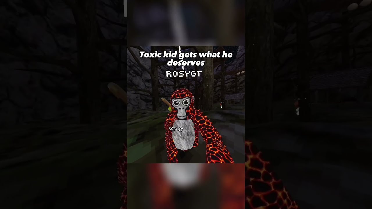 Toxic Kid In Gorilla Tag Gets What He Deserves Gorillatag Shorts