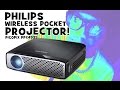 PHILIPS PICOPIX PPX 4935 Review / Wireless Pocket Rechargeable Projector / English