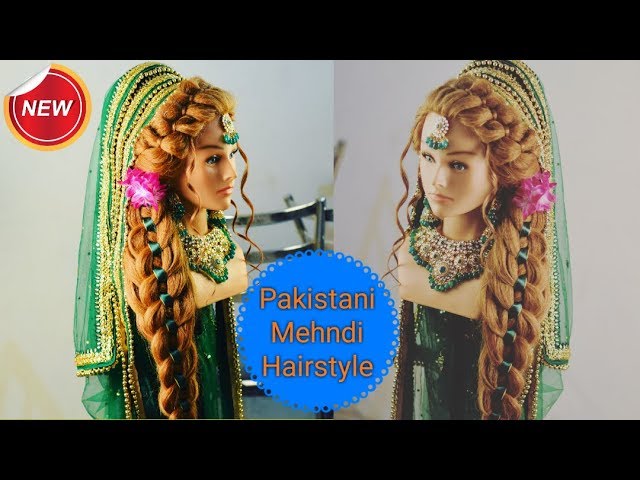engagement hairstyle || ribbon braid hairstyle || mehndi hairdo || bridal  hairstyle step by step || - YouTube