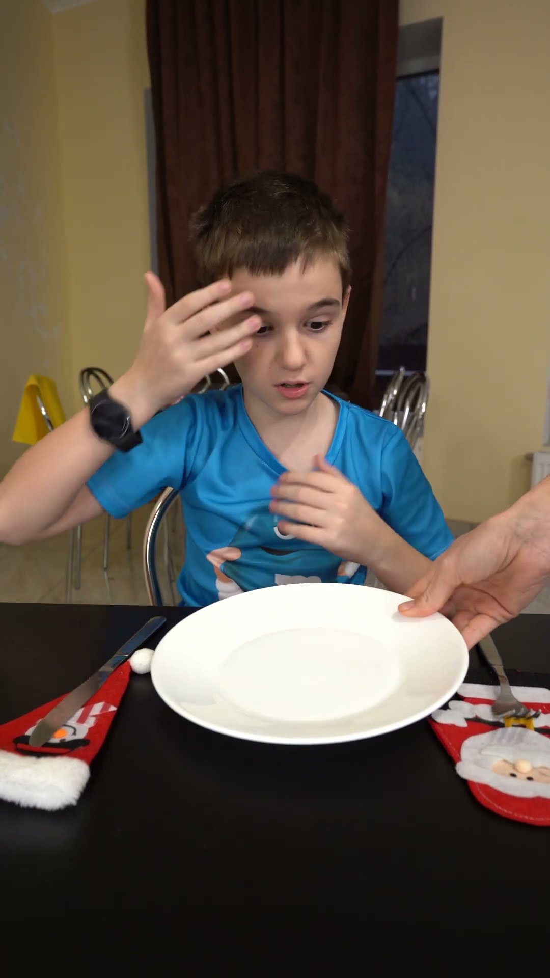 He is in shock