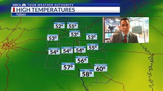 Breezy and cold Thursday, pleasant weather expected Friday through Halloween weekend