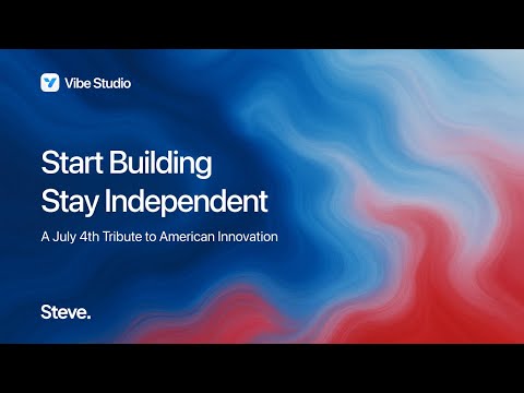 Build Mobile Apps with AI – 4th of July Tribute | Vibe Studio