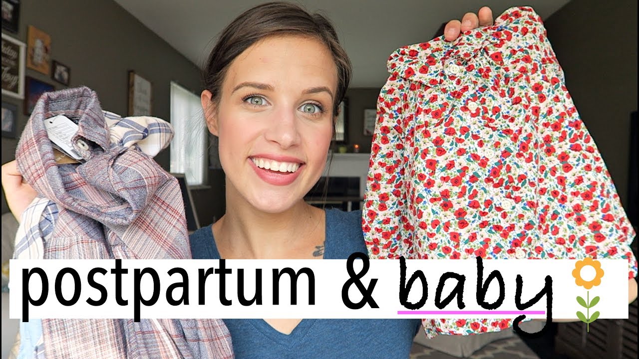 PREPARING FOR BABY GIRL! NEWBORN & POSTPARTUM THRIFT CLOTHING HAUL